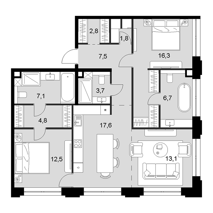 ЖК Sydney Prime, Москва | Клубный жилой комплекс «Сидней Прайм» на первой линии Москвы-реки, ГК ФСК